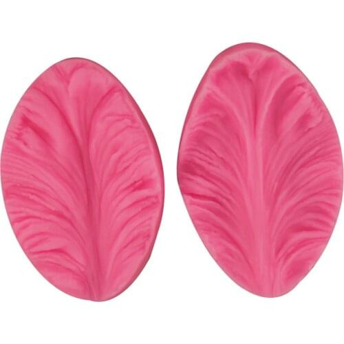 2Pcs/set Fondant Silicone Mold 3D Flower Cooking Wedding Decoration Baking Sugar Craft Molds Leaves Petal DIY