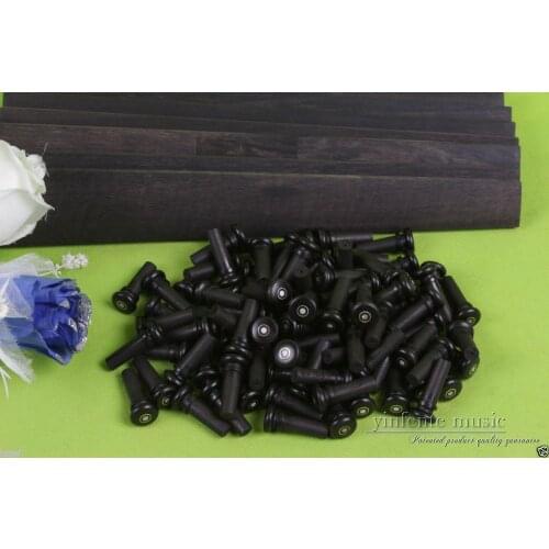 5 pcs violin Fingerboard 20pcs end pin Natural ebony 4/4 size violin parts #702