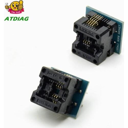 Adapter SOIC8 SOP8 to DIP8 EZ Socket Converter Module Programmer Output Power With 150mil Connector SOIC 8 SOP 8 To DIP 8