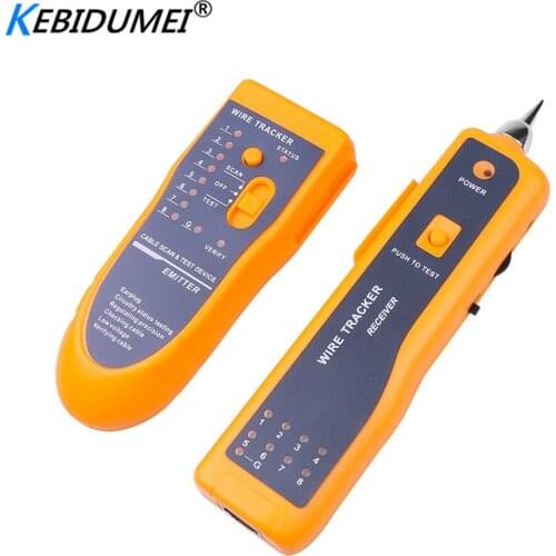 Kebidumei Cat5 Cat6 RJ45 UTP STP Line Finder Telephone Wire Tracker Tracer Diagnose Tone Tool Kit LAN Network Cable Tester