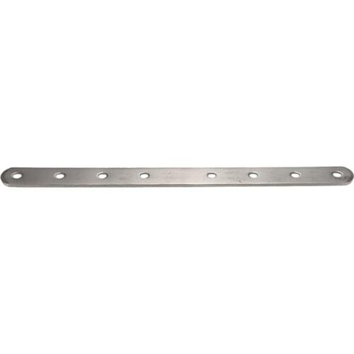 Metal 8 Holes Flat Straight Design Corner Brace Angle Bracket 250mm