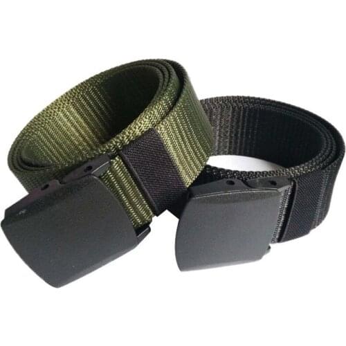 Fashion 3.7cm Wide For Men Tactical Belts Nylon Military Waist Belt Adjustable Heavy Duty Training Waist Belt Clothe Accessories