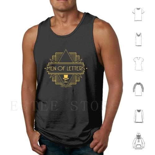 Men Of Letters-Art Deco-Bmol Tank Tops Vest Art Bmol Spn Spnfamily Ketch Mick Logo Tv Show Geek British
