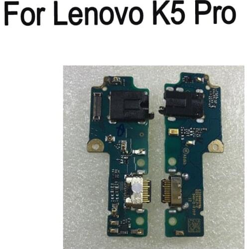 NewFor Lenovo K5 Pro USB Dock Charging Port Mic Microphone Motor Vibrator Module Board Replacement Parts For Lenovo K5 Pro