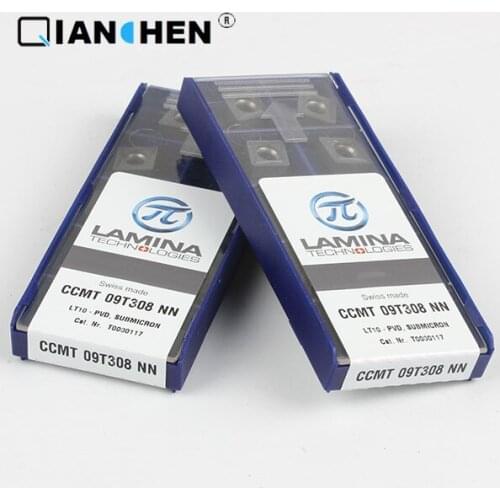 Genuine original high quality high-performance LAMINA CCMT 09T308 NN LT1000 (10pcs/lot) tungsten Carbide Cutting tools inserts