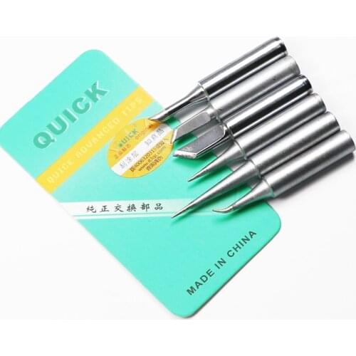 Original Quick soldering iron tip 900M-T Serise Welding tools for 936 936A Soldering Station for mobile repair