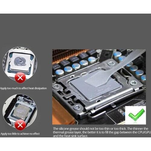 Cpu Heat Dissipation Paste Heat Dissipation Silicone Card Grease Mortar Paste Graphics Thermal Paste Silicone A4F5