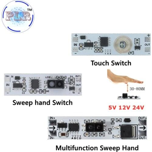 PLR XK-GK-4010A DC 5V-24V Short Distance Scan Sensor Sweep Hand Sensor Switch Module 36W 3A Constant Voltage for Auto Smart Home