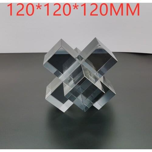 120*120*120mm Simple modern home furnishing black cross marble block decoration model room living room study soft decoration