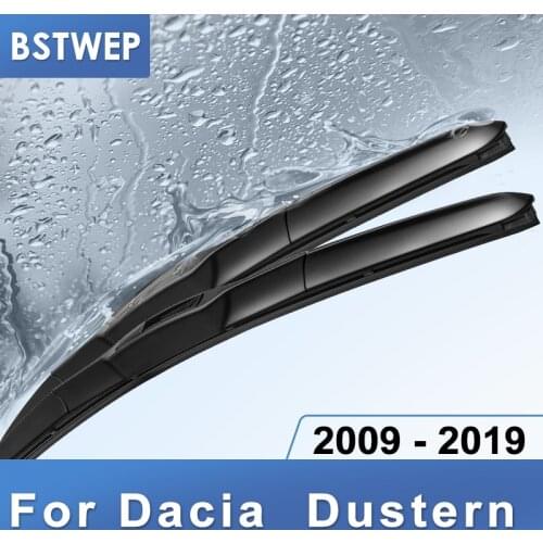 BSTWEP Wiper Blades for Renault / Dacia Duster Fit Hook Arms 2009 2010 2011 2012 2013 2014 2015 2016 2017 2018