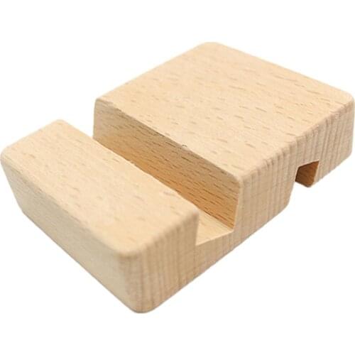 Universal Mobile Phone Holder Stand Wooden Holder For iPhone 11 X 7 Xiaomi Desk Tablet Stand Cell Phone Holder