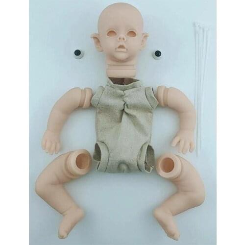 12inch About 32cm New Reborn Fairy Doll Reborn Baby Doll Vinyl Parts DIY Blank Doll Kit For Baby Gift Fairy Kit For Kid Gifts