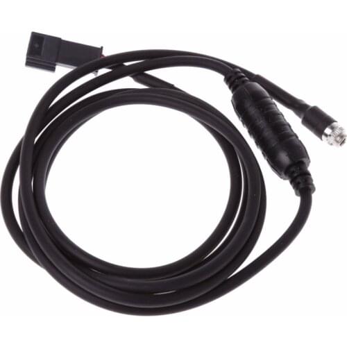 3.5mm Car Stereo AUX Audio Input Adapter Female 3 pin Cable For BMW E39 E53 E46 X5 BM54 16:9 CD Jack Plug High Quality