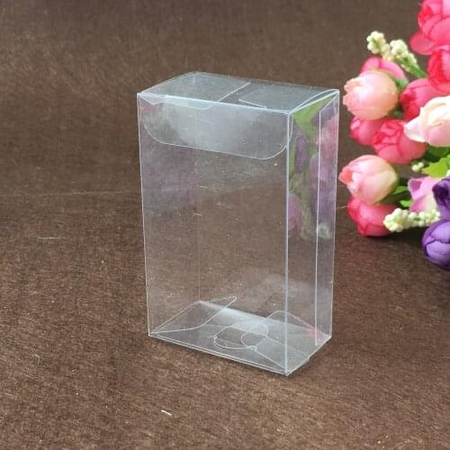 50pcs 10*13*15cm clear plastic pvc box packing boxes for gifts/chocolate/candy/cosmetic/cake/crafts square transparent pvc Box