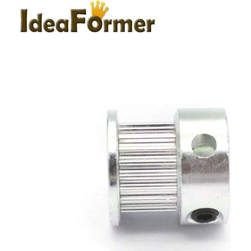 50pcs 3D printer Aluminum Reprap 20 teeth Timing Pulley Bore 5mm 8mm CNC GT2 parts OD 16mm 20T for width 6mm belt