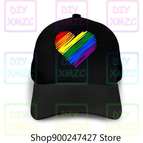 2018 Cotton T Baseball Cap Hats Clothing Short Graphic Lgbt Pride Hats Gay Pride Rainbow Oneck Hatss For Men