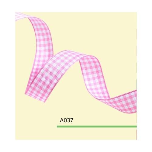 1-1/2" inch 38mm decorative plaid ribbons