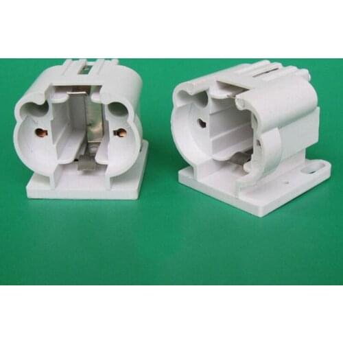 G23 lamp holder / 2P H Tube 11W energy-saving LED horizontal Plug Lamp Socket G23 two needle Plug Light BASE 50PCS