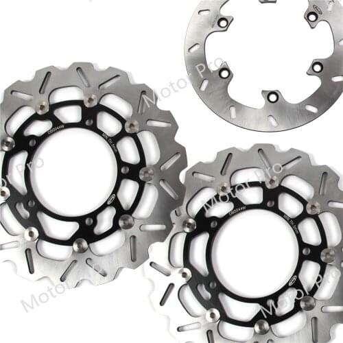 For Suzuki B-KING 1300 2008 2009 2010 Front Rear Brake Disc Disk Rotor Kits Motorcycle GSX R GSX-R GSXR GSX1300R Hayabusa BLACK