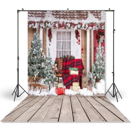 HUAYI Photography Backdrop Christmas Holiday Family Party celebration photo booth background christmas studio backdrops XT-5110