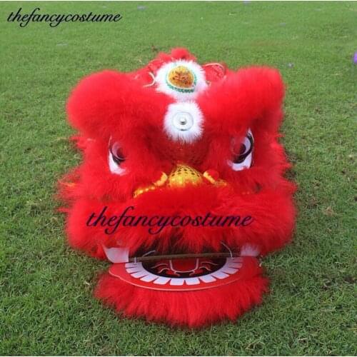 Halloween 14 inch Royal Lion Dance Mascot Costume Children 5-12 Age Cartoon Family Props Outfit Dress Party Carnival Festival