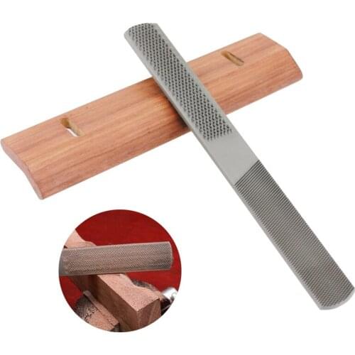 4 In 1 Woodworking Metal File Set Carbide Burr Semicircular Coarse Tooth Hardwood Diamond File Woodworking Tools Rotary Burrs