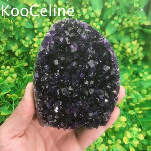 Natural Crystals Quartz Amethyst Cluster Geode Freeform Energy Reiki Stones Room Home Aquarium Decoration Accessories Gemstone