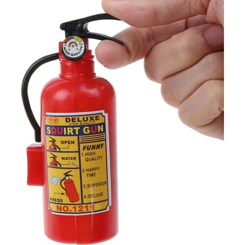 Fire Extinguisher Toy Plastic DIY Water Gun Mini Spray Kids Exercise Toys