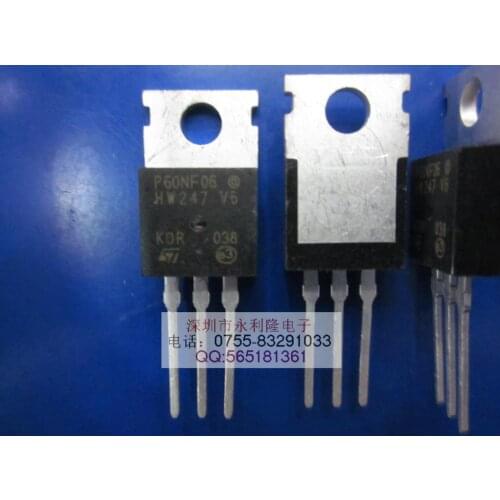 Original New 10pcs/ P60NF06 P60N06 STP60NF06 TO-220 60A60V TO220