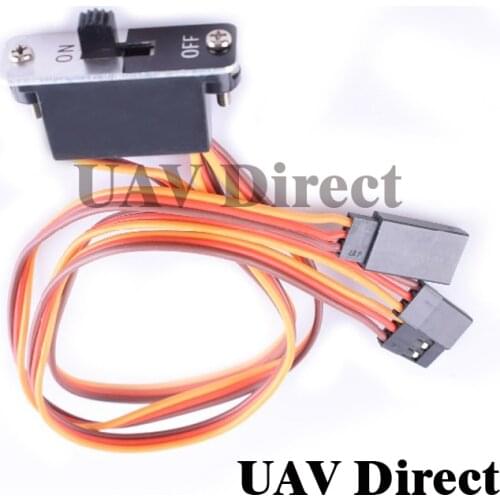 1 PCS RC aluminum switch Alloy JR Connector on/off power switch for rc car rc boat rc plane