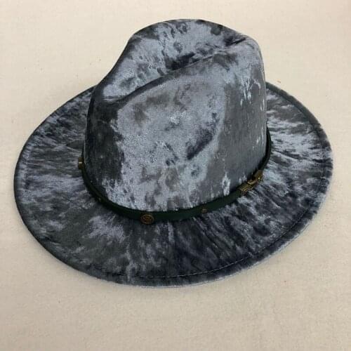 ZJBECHAHMU Casual Winter Autumn Imitation Woolen Women Men Ladies Fedoras Top Jazz Hat European American Round Caps Bowler Hats