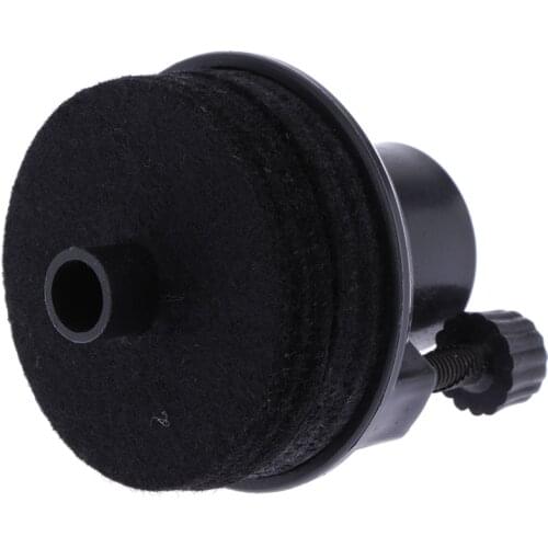 Durable 22mm Hi Hat Stand Cymbal Seat Plastic with Felt Cymbal Mount Part, Black