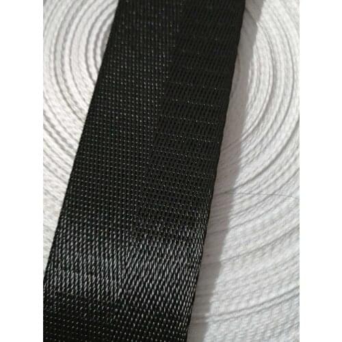 New Black 5cm 5M Backpack Herringbone Pattern Strap Nylon Webbing Knapsack Strapping Satin Belt Sewing Bag Belt Accessories