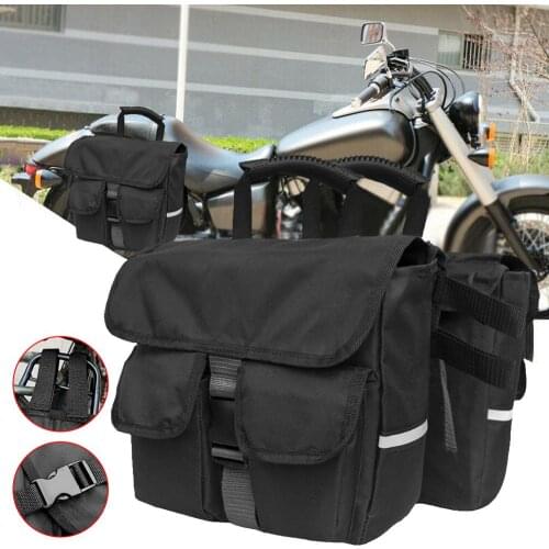Saddle Bag Travel Knight Rider Motorcycle Bike Accessories Motorcycle Saddle Bag Rear Seat Backpack Luggage Bag Removable Rear