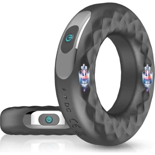 Sex Toy For Men Cock Ring For Penis Vibration Ring Male Mini Bullet Vibrator Clit Erection Lock Ring Delay Ejaculation Vibrating