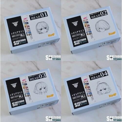 SH Studio upgrade parts of heads for 1/12 scale mobile suit girl kids toys