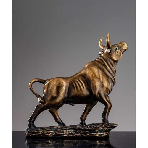 Mascot Office Desktop Living Room Home Furnishing Cow Decoration Lucky Craft