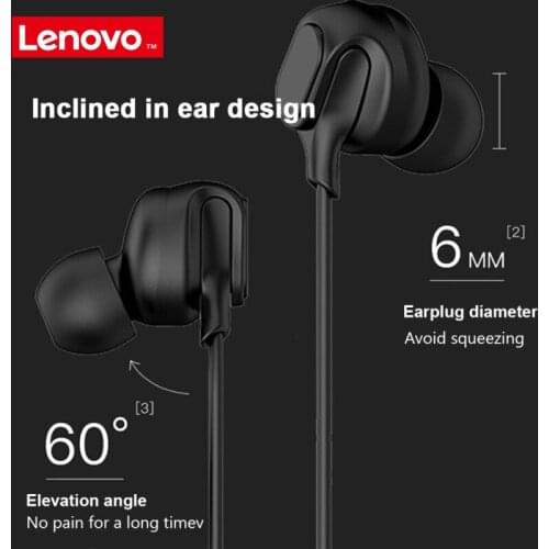 Lenovo HF150 Wired Half-in Headset Universal Computer Mobile Phone vivio Huawei oppo Apple