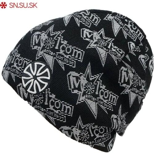 SN.SU.SK Winter Hats Girls Knitted Beanie Caps Polar Fleece Warm Hip Hop Ski Skull Beanies For Women & Men