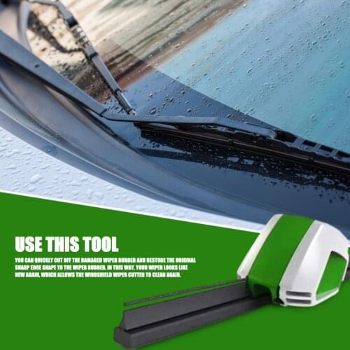 1PCS NEW Car Wiper Repair Tool Windscreen Wiper Blade Wiperblade Cutter Rubber Regroove Tool Trimmer Restorer Car Wash Tools