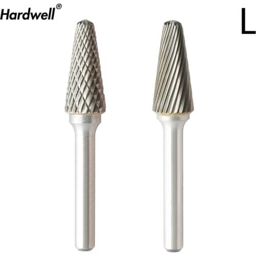 1pc-free shipping solid carbide tungsten steel milling cutter,6mm shank L type Metal electric grinding head,Polishing tool