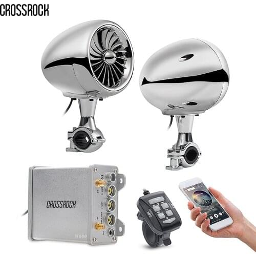 2.1 Motorcycle Bluetooth Speakers System Motobike Audio Moto Street Racing ATV UTV BT Speaker Sound