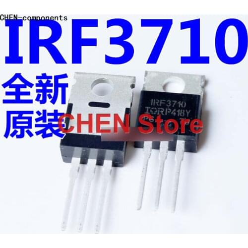 5pcs IRF3710 MOS field effect tube TO-220 imported brand new original