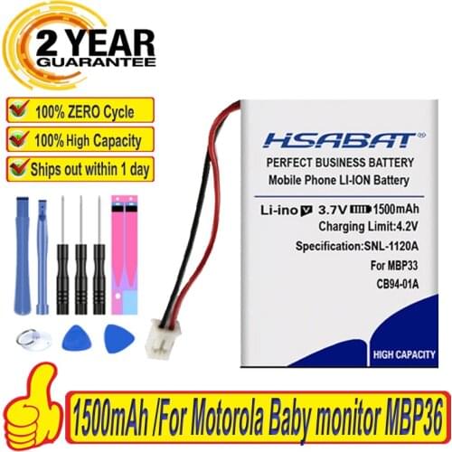 Top Brand 100% New Battery for Motorola Baby monitor MBP18 MBP26 MBP27T MBP33 MBP34 MBP35 MBP36 MBP41 MBP43 TFL3X44AAA900