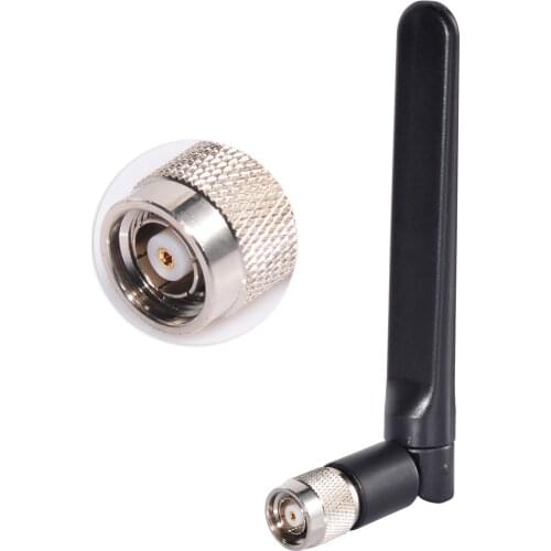Superbat 5GHz 3.5dBi WIFI Antenna RP-TNC Plug for Wireless Router AIR-ANT5135D Booster Black Dipole Aerial Rubber Antenna