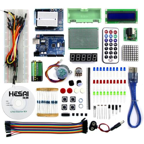 Smart Electronics UNO R3 Basic Starter Learning Kit Upgrade Version for arduino Diy Kit