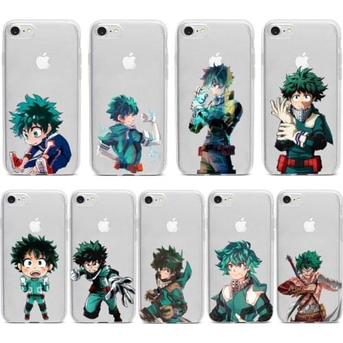 PXCEHNG Anime My Hero Academia Izuku Midoriya Phone Case For iPhone 12 Mini 11 Pro XS Max X XR 7 8 Plus