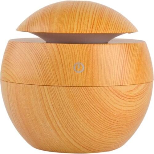 Wooden Air Freshener Wetting Bedroom Living Room Office USB Humidifier Humidifying Water Volume Home Decoration Products