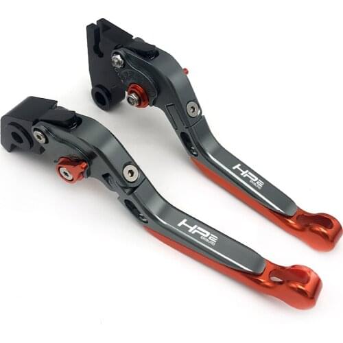 For BMW HP2 Enduro 2005-2008 CNC Aluminum Adjustable Motorcycle Folding Extendable Clutch Brake Levers Handle Accessories Black