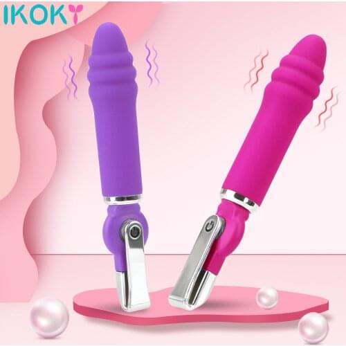 IKOKY 20 Frequency Threaded vibrator Dildo Vibrator Clitoris Stimulator Sex Toys for Women Female Masturbator G-spot Massager